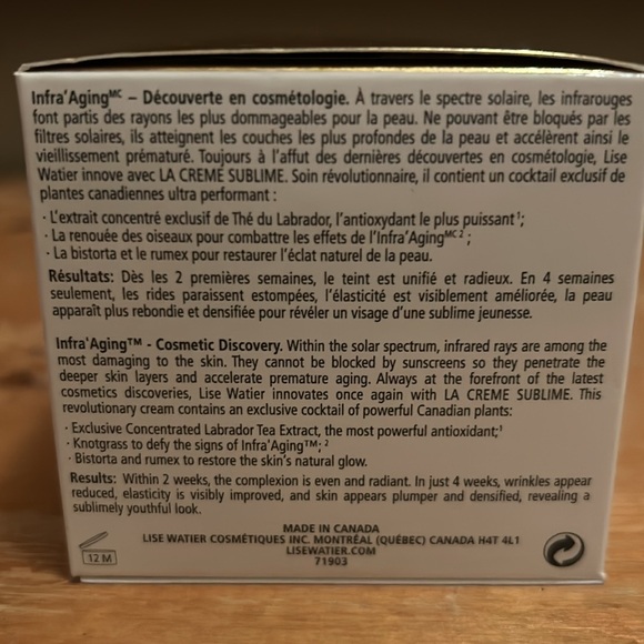 Cream age control supreme.
50ml
Lise Watier - Picture 3 of 3